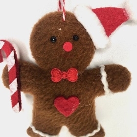 Hanging Gingerbread Figures Candy 10cm