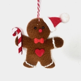 Hanging Gingerbread Figures Candy 10cm