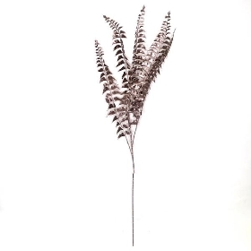 Metallic Blush Pink Fern 92cm