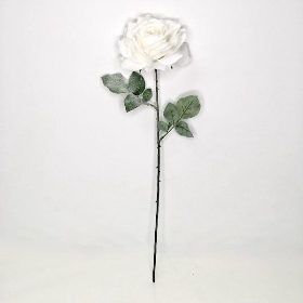 White Christmas Rose 66cm