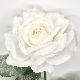 White Christmas Rose 66cm