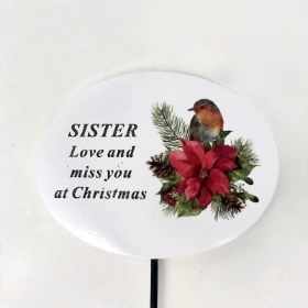 Sister Christmas Pick 32cm