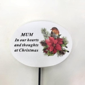 Mum Christmas Pick 32cm