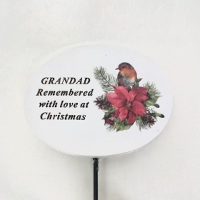 Grandad Christmas Pick 32cm