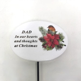 Dad Christmas Pick 32cm