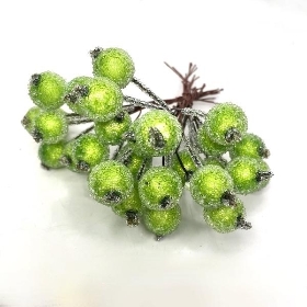 Green Frosted Berry Box 9cm