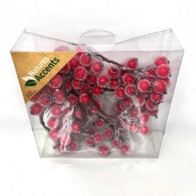 Red Frosted Berry Box 9cm