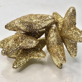 Gold Glitter Stars 10cm