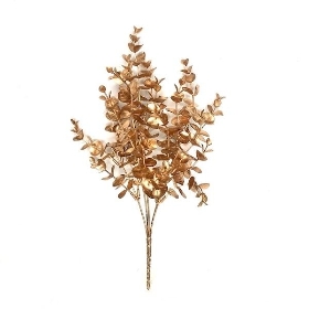 Gold Christmas Eucalyptus Bush 35cm