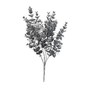 Silver Christmas Eucalyptus Bush 35cm