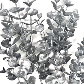 Silver Christmas Eucalyptus Bush 35cm