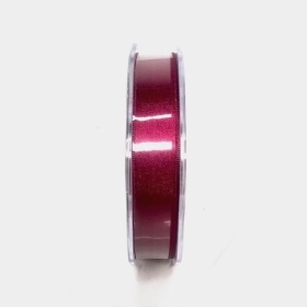 Burgundy Satin Ribbon 15mm 