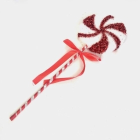 Candy Cane Windmill Stem 41cm