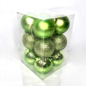 Green Bauble 6cm x 12