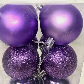 Lilac Bauble 6cm x 12