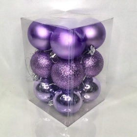 Lilac Bauble 6cm x 12