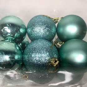 Mint Green Bauble 6cm x 12