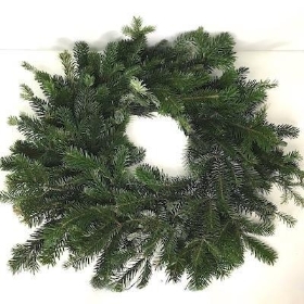 10 x Fresh Spruce Wreath 12 Inch