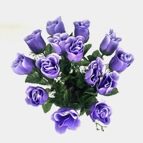 Purple Rosebud Grave Pot 27cm