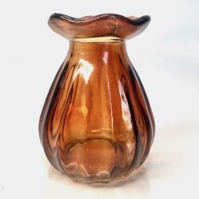 Amber Toronto Vase 8.5cm