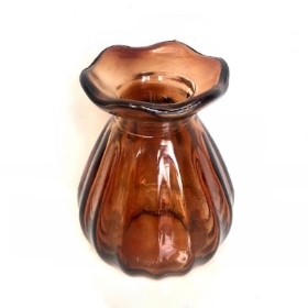 Amber Toronto Vase 8.5cm