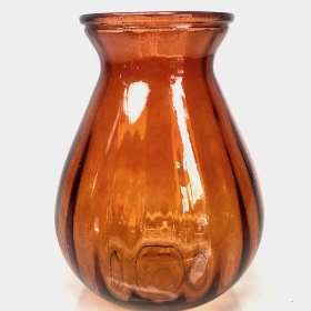 Amber Toronto Vase 14cm