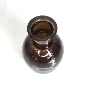 Amber Mexico City Vase 15cm