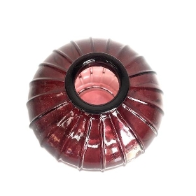 Burgundy Los Angeles Round Vase 9cm