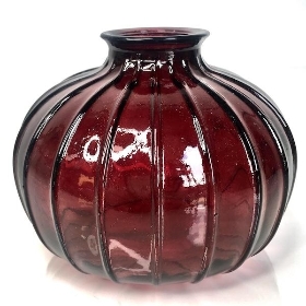 Burgundy Los Angeles Round Vase 9cm