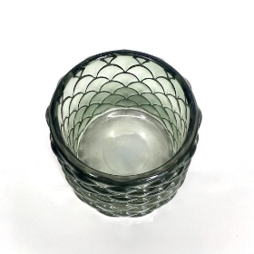 Green Dominion Tealight Holder 7cm