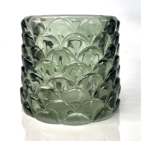 Green Dominion Tealight Holder 7cm