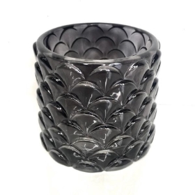 Black Dominion Tealight Holder 7cm