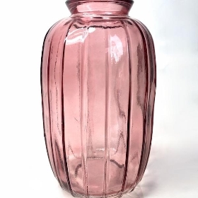 Pink Chicago Lined Bud Vase 11cm