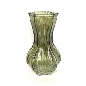 Green Flin Vase 15cm