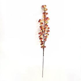 Gold Orange Berry Spray 45cm