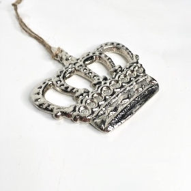 Hanging Metal Crown 9cm 