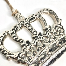 Hanging Metal Crown 9cm 