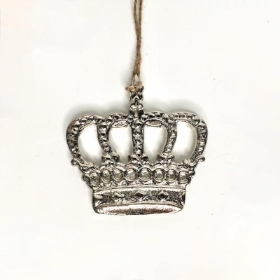 Hanging Metal Crown 9cm 