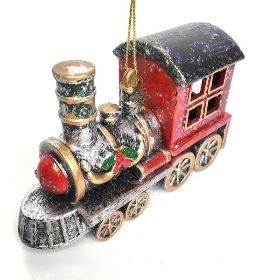 Red Hanging Train 7.5cm