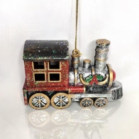 Red Hanging Train 7.5cm