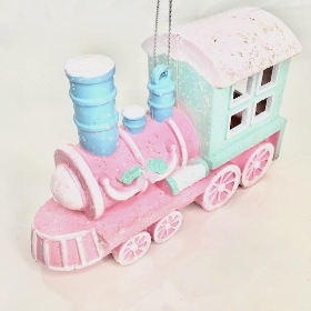 Pastel Hanging Train 7.5cm