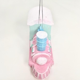 Pastel Hanging Train 7.5cm