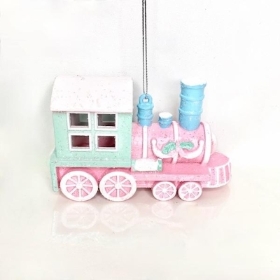 Pastel Hanging Train 7.5cm