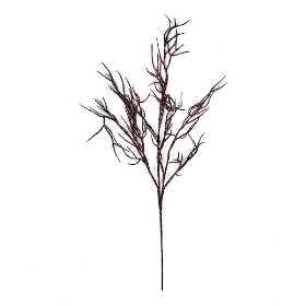 Burgundy Glitter Twig 64cm