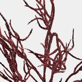 Burgundy Glitter Twig 64cm