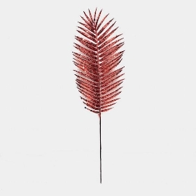 Red Glitter Palm 68cm