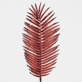 Red Glitter Palm 68cm