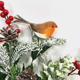 Snowy Christmas Bush Robin 50cm