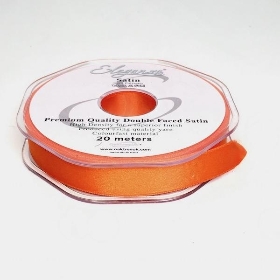 Orange Satin Ribbon 15mm