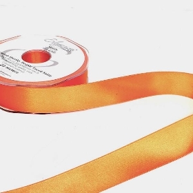 Orange Satin Ribbon 25mm